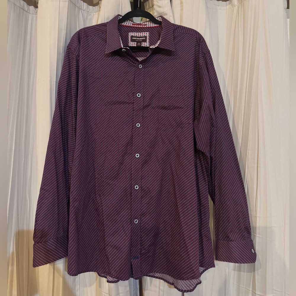 Johnson & Murphy Cotton Button-Up XXL